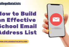 How to Build an Effective School Email Address List